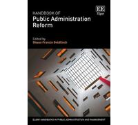 Shaun F. Goldfinch Handbook of Public Administration Reform (Copertina rigida)