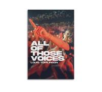 SHAUREWNYY 2 poster con scritta "All of Those Voices", decorazione artistica da parete in stile vintage, decorazione artistica da parete per soggiorno, camera da letto, 50 x 75 cm, senza cornice