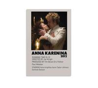 SHAUREWNYY Anna Karenina - Poster estetici da parete, decorazione artistica da parete, vintage, su tela, per soggiorno, camera da letto, 30 x 45 cm, senza cornice, stile