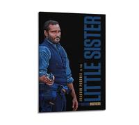 SHAUREWNYY Poster con scritta "The Sisters Brothers", decorazione artistica da parete vintage su tela, poster decorativo per soggiorno, camera da letto, 40 x 60 cm, con cornice