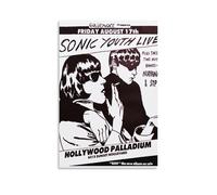 SHAUREWNYY Poster di Sonic Youth, decorazione artistica da parete in stile vintage, decorazione artistica da parete per soggiorno, camera da letto, 50 x 75 cm, senza cornice