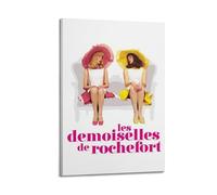 SHAUREWNYY Poster Les Demoiselles De Rochefort, decorazione artistica da parete in stile vintage, su tela, per soggiorno, camera da letto, 30 x 45 cm, con cornice