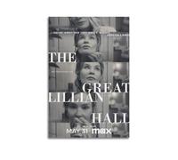 SHAUREWNYY The Great Lillian Hall - Poster estetico da parete, decorazione artistica da parete vintage, su tela, poster decorativo per soggiorno, camera da letto, 50 x 75 cm, senza cornice