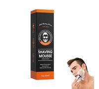 Shave - Schiuma da barba, 60 ml, per la cura della barba da uomo, shaving foam, mousse da barba schiumosa, contro irritazioni cutanee e arrossamenti dopo la rasatura, lenisce la pelle