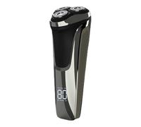 Shaver elettrico con 4D Floating Head, Rotary Shaving Tool, Wet and Dry Beard Trimmer, USB ricaricabile, Washable Shaver with Digital Display, Men's Grooming and Travel Use