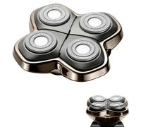 Shaver PRO - Lama di ricambio a 4 teste, compatibile con Skull Pitbull, Butterfly Kiss Pro & Palm Shavers, rasoio elettrico e testina per rasoi a testa calva, per uomo/donna (1 pezzo)