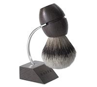 Shaving brush with metal stand
