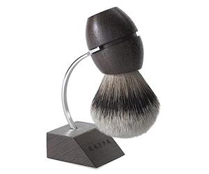 Shaving brush with metal stand