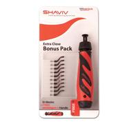 Shaviv 29249 Mango IIB - Set di 10 lame B10 e utensile per sbavature
