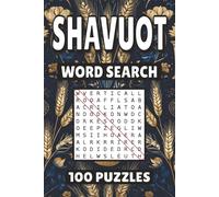 Shavuot Word Search: 100 Pages of Jewish Holiday Puzzles, Word Scramble, Word Find, and Vocabulary Activities for Kids, Adults, and Seniors