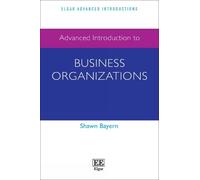 Shawn Bayern Advanced Introduction to Business Organizations (Tascabile)