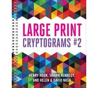 Shawn Kennedy Henry Hook Helen Nash David N Large Print Cryptograms (Tascabile)