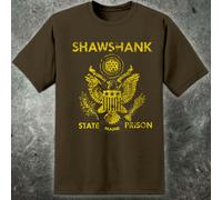 Shawshank State Prison Carcerato T Shirt Film 90s Uomo Culto Classico Andy