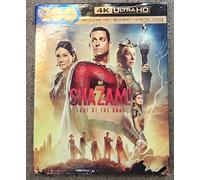 Shazam Fury Of The Gods (4k Ultra HD + blu ray + Digitale Codice, 2023) Nuovo