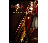 Shazam Originale Film Poster - Doppio Lato Advance Stile Zachary Levi