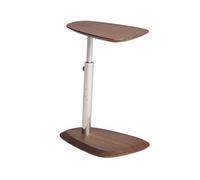 ShAzan Tavoli Tavolino Divano a Forma di C, Tavolo terminale per computer Portatile In Altezza Di Sollevamento, Telaio Di Supporto In Acciaio Al Carbonio con Supporto Per Piede Ergonomico