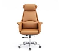 ShAzanz Sedia ergonomica da ufficio, altezza regolabile 360 ° girevole girevole girevole Executive Computer Task Chairs con poggiatesta e braccioli imbottiti, pelle PU(Color 3)