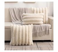 SHBHWS 1 federa in velluto su un lato, alla moda, calda, for dormire meglio, decorativa for cuscini for soggiorno, casa Per Divano del Soggiorno(Apricot,60x60cm)