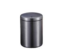 SHBHWS 2 contenitori for stuzzicadenti, Dispenser for Bastoncini di Cotone, Scatola immagazzinaggio Portatile Semplice e Creativa for la casa per Cucina e Ristorante(Grey)