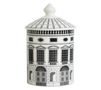 SHBHWS Barattolo di Ceramica Bianca Nera Barattoli stoccaggio for edifici Scatola Caramelle Delicato Cotone cosmetico for Gioielli da scrivania per Cucina e Ristorante(L)