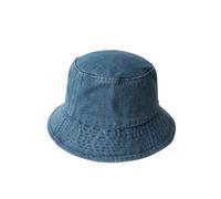 SHBHWS Cappello da pescatore retrò minimalista a tinta unita, spiaggia e esterno, accessorio essenziale for lo shopping i viaggi Adatto per La Pesca(Medium blue)