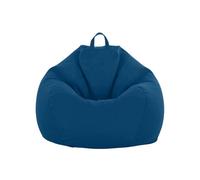 SHBHWS Copridivano Lazy Sofa, copridivano Elasticizzato, sfoderabile e Lavabile per Il Relax All'aperto e al Chiuso(Deep Blue,M)
