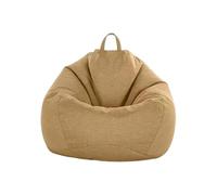 SHBHWS Copridivano Lazy Sofa, copridivano Elasticizzato, sfoderabile e Lavabile per Il Relax All'aperto e al Chiuso(Khaki,M)
