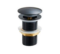 SHBHWS Scolapiatti for lavabo da Bagno, Oro, Argento, Nero, Ottone, Resistente alla corrosione, Facile Pulire, con Pulsante Pop-up, Scarico Rotondo per Cucina e Bagno(Color 9)