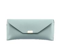 SHBHWS Sunglasses Glasses Case Square Buckle Leather Case Lychee Pattern Soft Bag Portable PU Glasses Case Men Women per Riporre Gli Occhiali