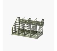 SHCHNA Fermalibri Per Ufficio Scuola Scaffale for File Creativi In Plastica, Robusta Libreria Verticale for L'archiviazione Del Desktop, Multifunzionale for Bambini Decorativo(A)