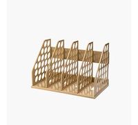 SHCHNA Fermalibri Per Ufficio Scuola Scaffale for File Creativi In Plastica, Robusta Libreria Verticale for L'archiviazione Del Desktop, Multifunzionale for Bambini Decorativo(B)