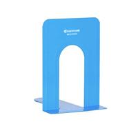 SHCHNA Fermalibri per Ufficio Scuola Scaffale per Libri in Metallo Pesante Resistente Materiale Scolastico per Ufficio Cancelleria Fermalibri per Studenti Supporta Leggio per Decorativo(Blue,19cm)