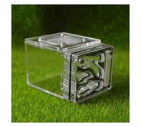 SHCHNA Formica Casa Formicaio Quadrato Castello di Formiche Acrilico Trasparente Habitat di Formiche Fatto A Mano Ecosistema Educativo Unico di Colonie di Formiche Terrario(Black)