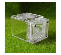 SHCHNA Formica Casa Formicaio Quadrato Castello di Formiche Acrilico Trasparente Habitat di Formiche Fatto A Mano Ecosistema Educativo Unico di Colonie di Formiche Terrario(White)