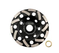 SHDIATOOL 1 Disco Diamantato Da 4,5 Pollici E 5 Pollici, Piastra For Smerigliatrice For Granito E Marmo, Disco For Lucidatura Del Calcestruzzo, Foro Della Mola A Tazza Da 22,23 Mm(1pc 125mm)