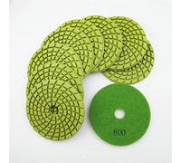 SHDIATOOL Bagnata Diamante Lucidatura Pad 9 Pezzi Grana 800 per Calcestruzzo Dia 100mm/4 Pollici