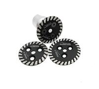 SHDIATOOL Diamond Turbo - Mini lama per sega circolare, diametro 40 mm/40 mm/50 mm, con 1 codolo rimovibile M14 filettato, per taglio incisione, granito, marmo, pietra, cemento