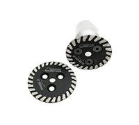 SHDIATOOL Dischi Diamantati 2 Pezzi 40mm/50mm Turbo Mini Lame per Incisione con un Rimovibile Filettatura M14 per Taglio e Intagliare Granito Marmo Pietra Calcestruzzo