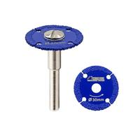 SHDIATOOL Disco da taglio diamantato 30mm,disco da taglio per metallo,2pcs lama per tubo d'acciaio,ferro,acciaio angolare con gambo rotondo da 6mm