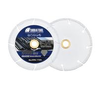 SHDIATOOL Disco da taglio diamantato 85 mm, disco da taglio in metallo 85 mm, ruota abrasiva per tubo in acciaio, barra di ferro, angolo in acciaio albero 15 mm con rondella 10 mm, 2 pezzi