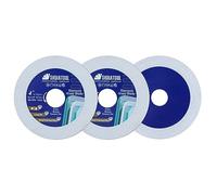 SHDIATOOL Disco da taglio per vetro diamantato 100 mm, disco da taglio ultrasottile per piastrelle, ceramica, marmo porcellanato 100 mm (3 pezzi)