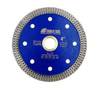 SHDIATOOL Disco Diamantato 105mm con X Mesh Turbo per Porcellana Piastrella Ceramica Granito Marmo