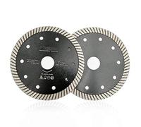 SHDIATOOL Disco Diamantato 2 Pezzi 125mm Super Sottile Turbo Lama per Porcellana Piastrella Ceramica Granito Marmo