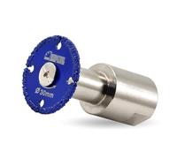 SHDIATOOL Disco diamantato 30MM, flangia M14, spessore 1MM, adatto per metallo, ferro, marmo, granito, muratura