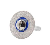 SHDIATOOL Disco diamantato per taglio vetro，30mm Mini lame per sega diamantata con gambo da 6 mm per piastrelle in ceramica porcellana marmo granito pietra artificiale su trapano macchina