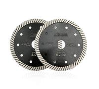 SHDIATOOL Disco Diamantato Super Sottile 2Pcs 125mm Turbo Lama Diamantata per Taglio per Porcellana Ceramica Piastrelle Granito