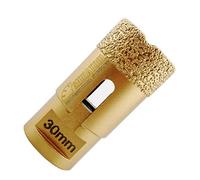 SHDIATOOL Punta per Trapano Diamantata 30mm Tazza per Piastrelle M14 | Fresa per Gres Porcellanato 30 mm Foretto Diamantato per Trapano Marmo Ceramica Granito per Flex, Vacuum Brasato