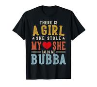 She Calls Me Bubba Funny Fathers Day Nonno Maglietta