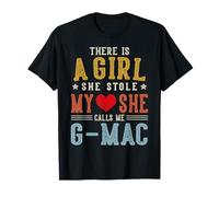 She Calls Me G-Mac Funny Fathers Day Nonno Maglietta
