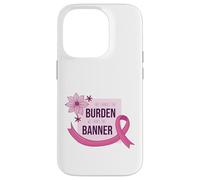 She Carries Burden We Carry The Banner supporto nastro rosa Custodia per iPhone 14 Pro